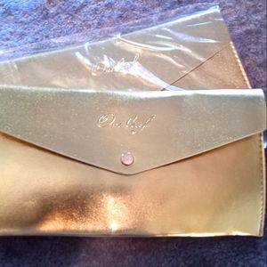 Gold colored bags